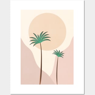 Tall Palms in the Desert Posters and Art